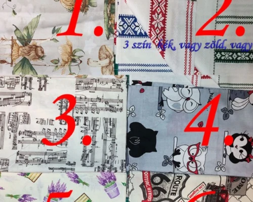 35 x 40 cm-s Tartalék külső párnahuzat választék 1-4. - PaD Manufaktúra