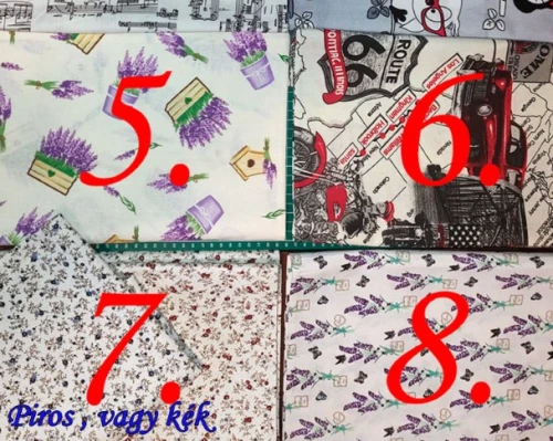 35 x 40 cm-s Tartalék külső párnahuzat választék 5-8. - PaD Manufaktúra