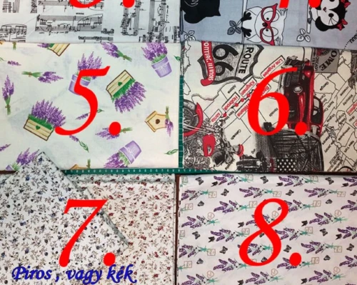 35 x 45 cm-s Tartalék külső párnahuzat választék 5-8. - PaD Manufaktúra